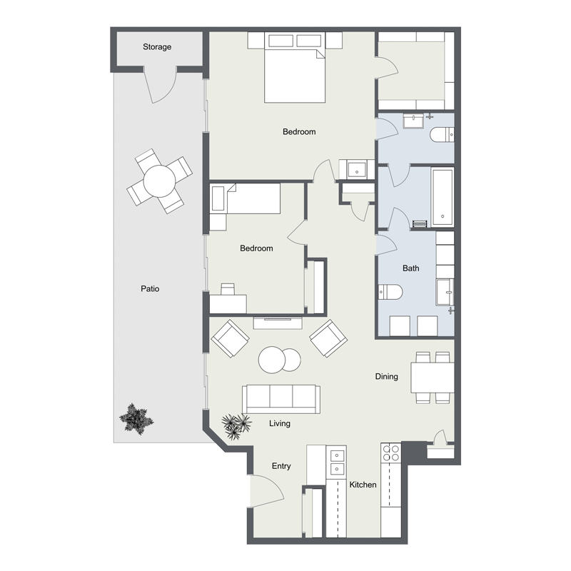 Floor Plan A 2D
